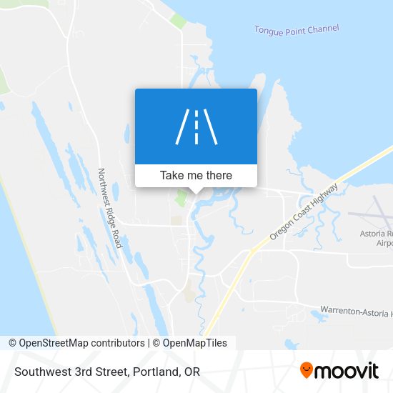 Mapa de Southwest 3rd Street