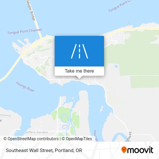 Southeast Wall Street map