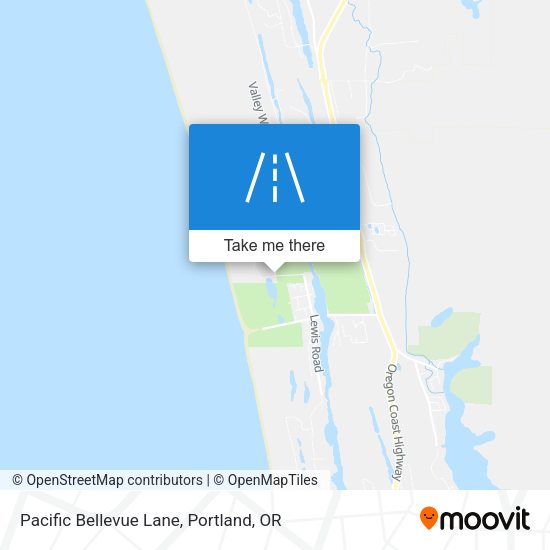 Pacific Bellevue Lane map
