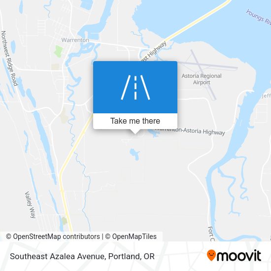 Mapa de Southeast Azalea Avenue