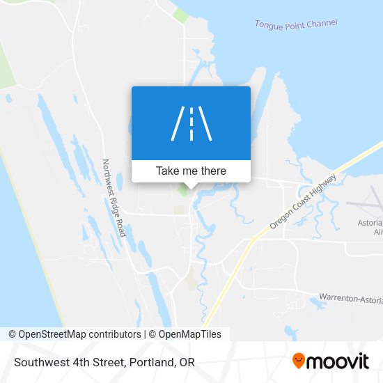 Mapa de Southwest 4th Street