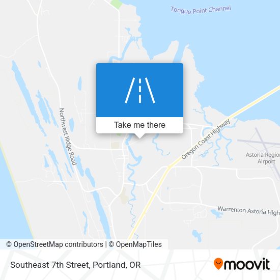 Southeast 7th Street map