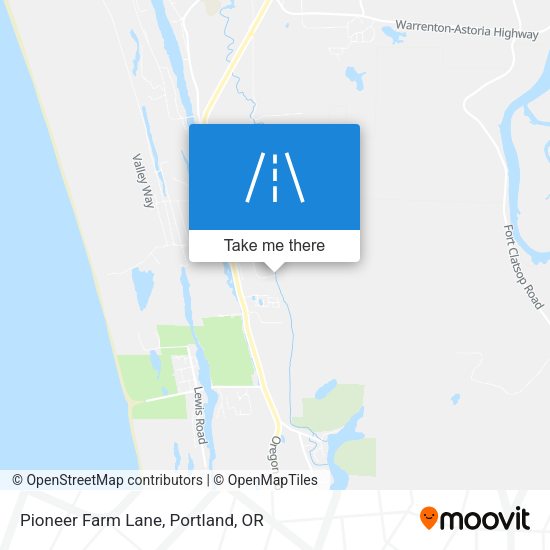 Pioneer Farm Lane map
