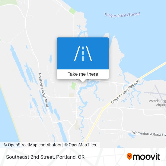 Mapa de Southeast 2nd Street