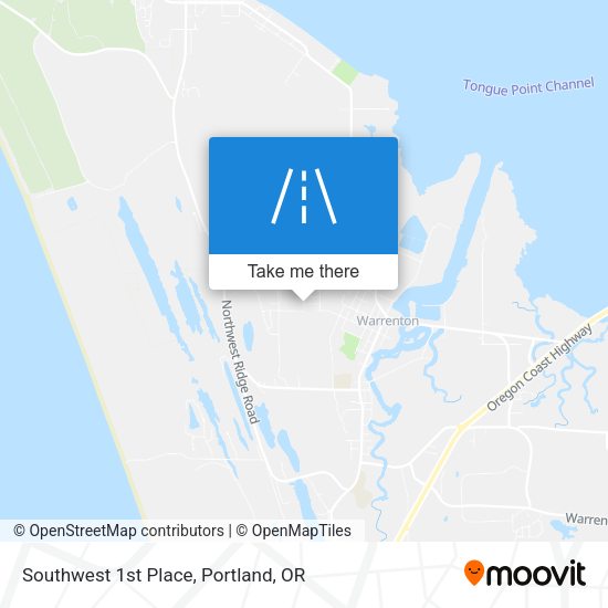Mapa de Southwest 1st Place