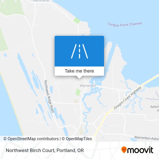 Mapa de Northwest Birch Court