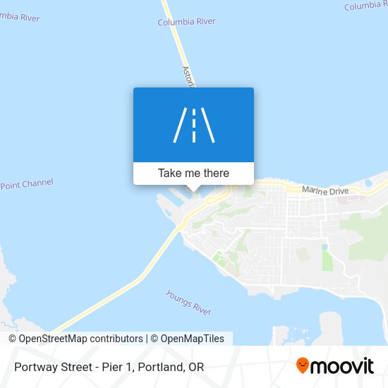Portway Street - Pier 1 map