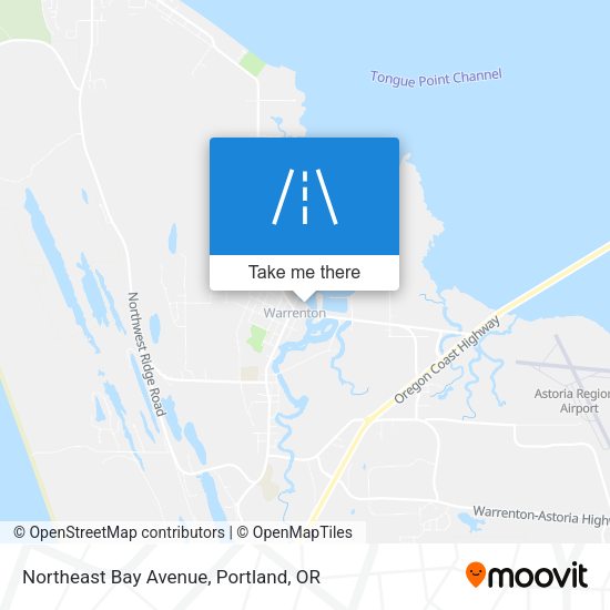 Northeast Bay Avenue map