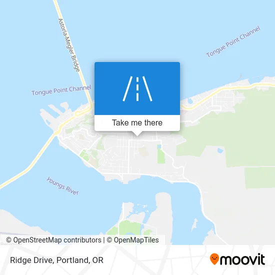 Ridge Drive map