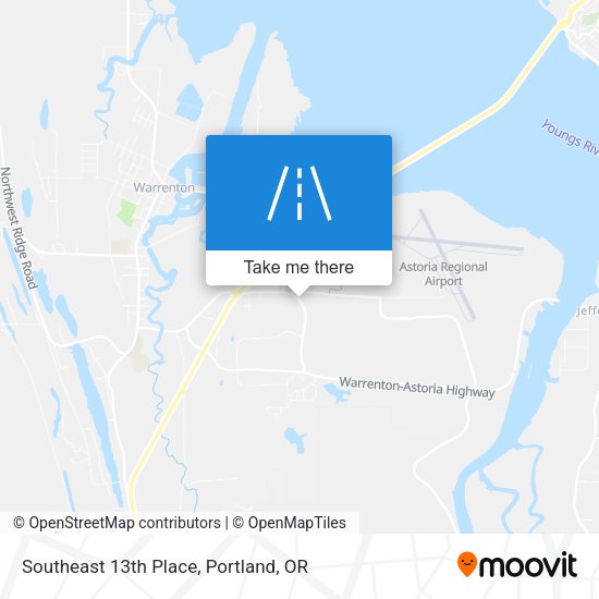 Mapa de Southeast 13th Place