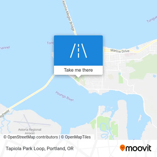 Tapiola Park Loop map