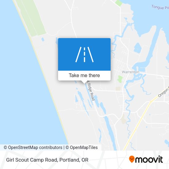 Girl Scout Camp Road map