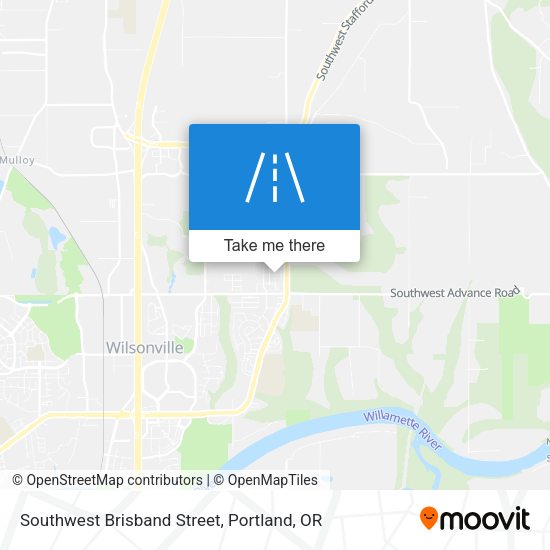 Southwest Brisband Street map