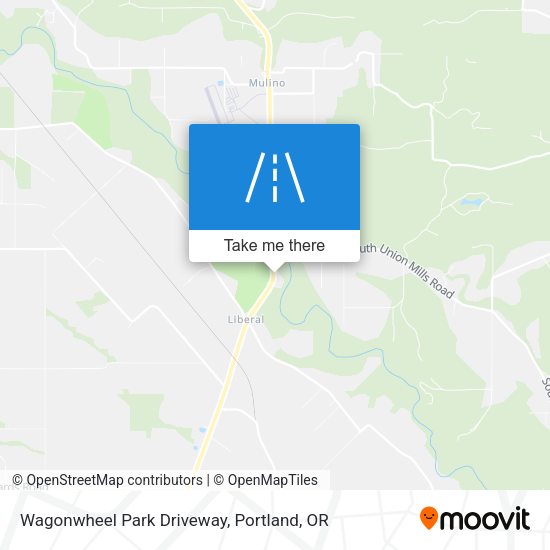 Wagonwheel Park Driveway map