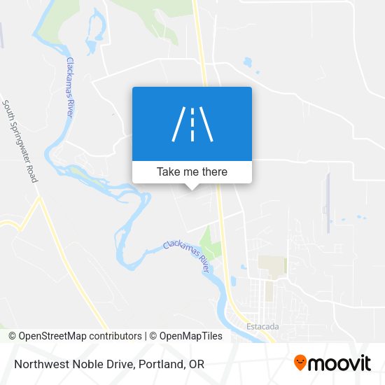 Northwest Noble Drive map