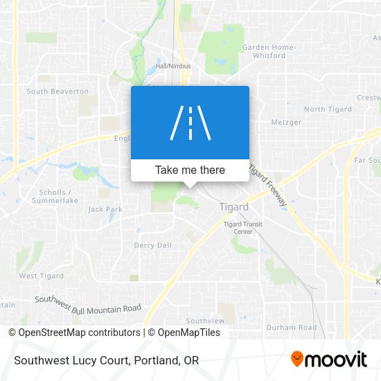 Southwest Lucy Court map