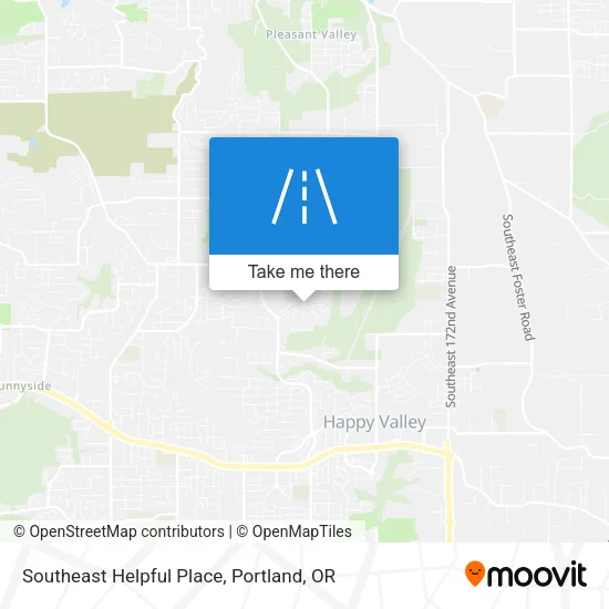 Southeast Helpful Place map