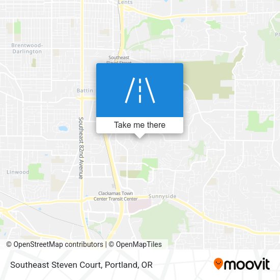 Southeast Steven Court map