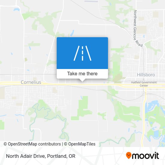 Mapa de North Adair Drive