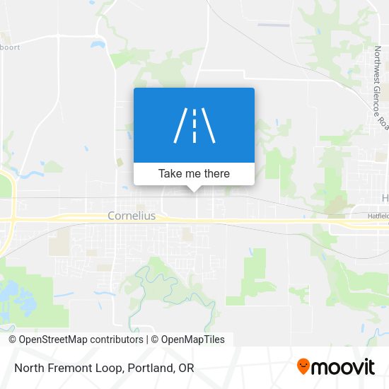 Mapa de North Fremont Loop