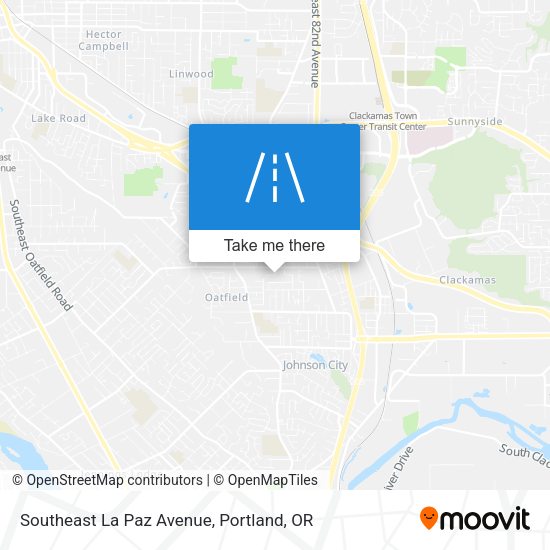 Mapa de Southeast La Paz Avenue