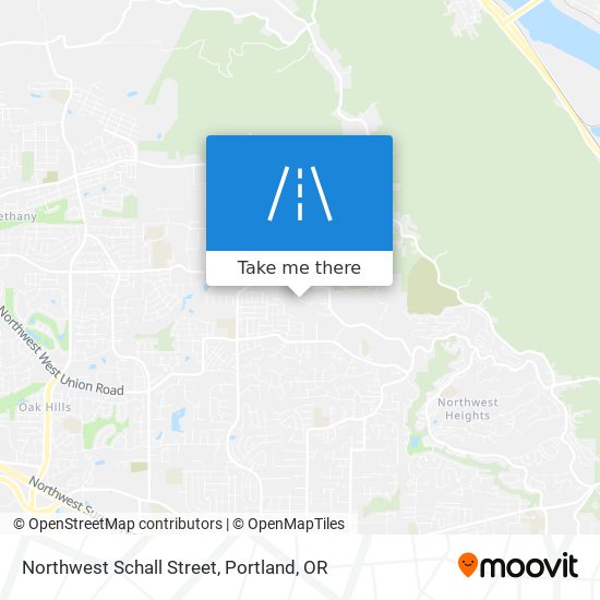 Northwest Schall Street map