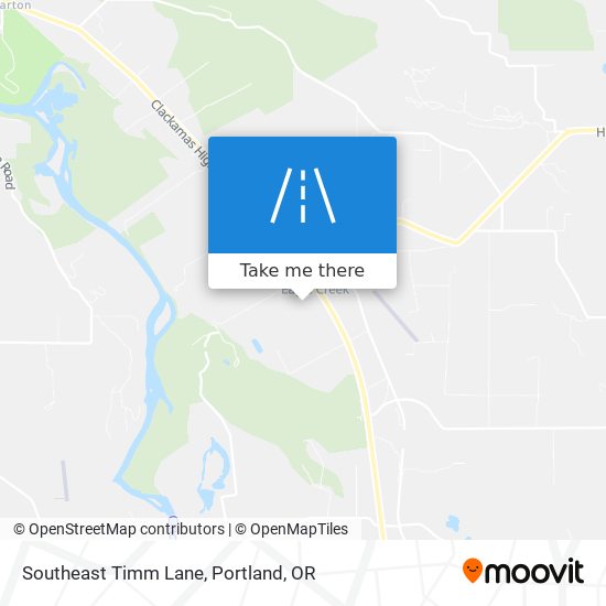 Southeast Timm Lane map