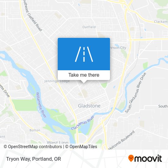 Mapa de Tryon Way