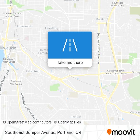 Southeast Juniper Avenue map