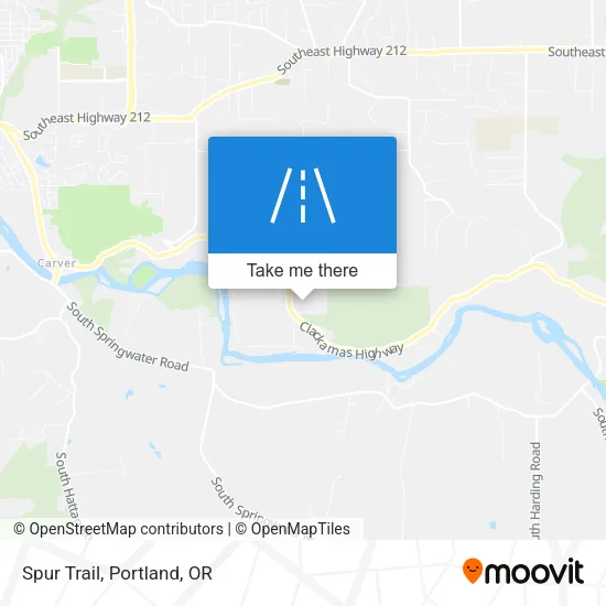 Spur Trail map