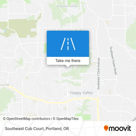 Southeast Cub Court map