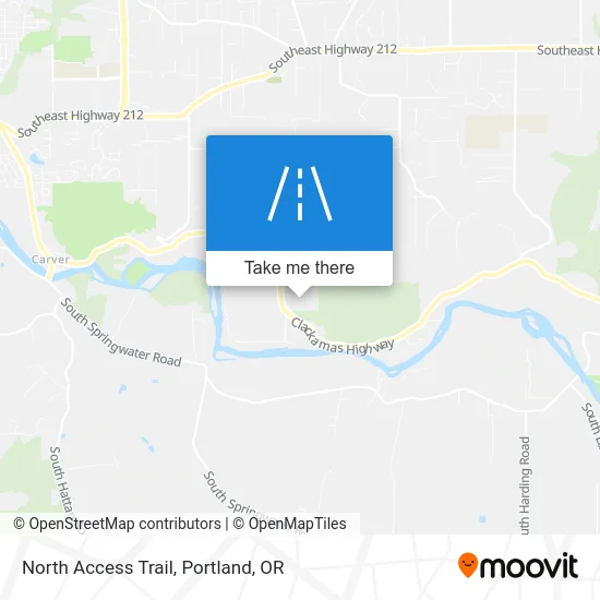 North Access Trail map