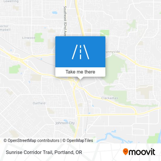 Sunrise Corridor Trail map