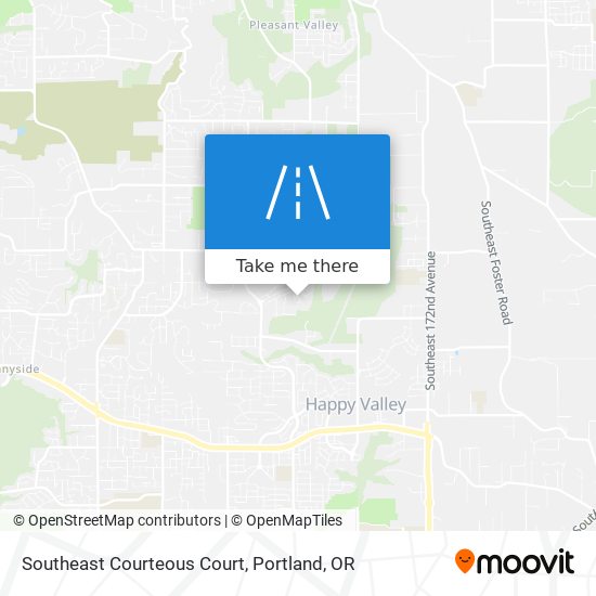 Mapa de Southeast Courteous Court