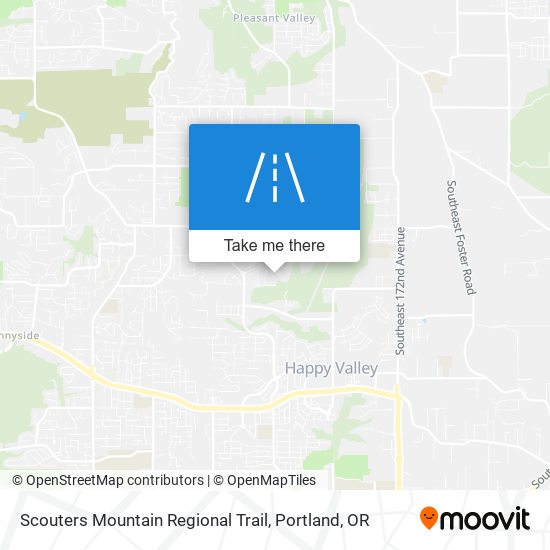 Scouters Mountain Regional Trail map