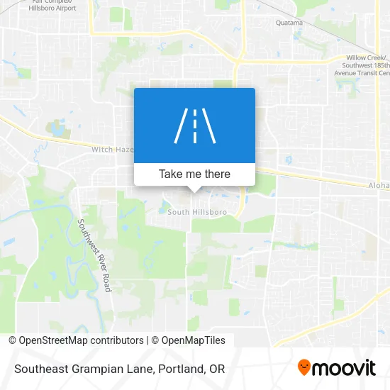 Southeast Grampian Lane map
