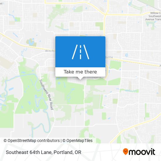 Southeast 64th Lane map