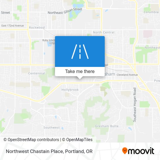 Mapa de Northwest Chastain Place