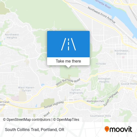 South Collins Trail map