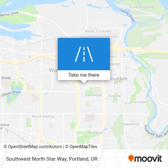 Southwest North Star Way map