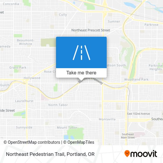 Mapa de Northeast Pedestrian Trail