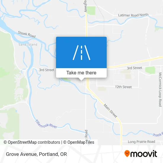 Grove Avenue map