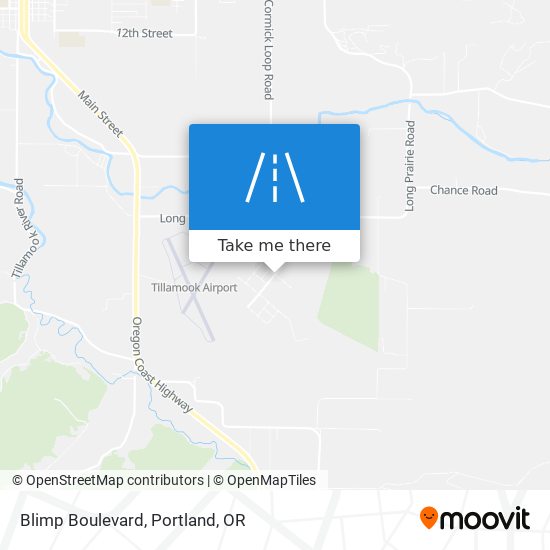 Blimp Boulevard map