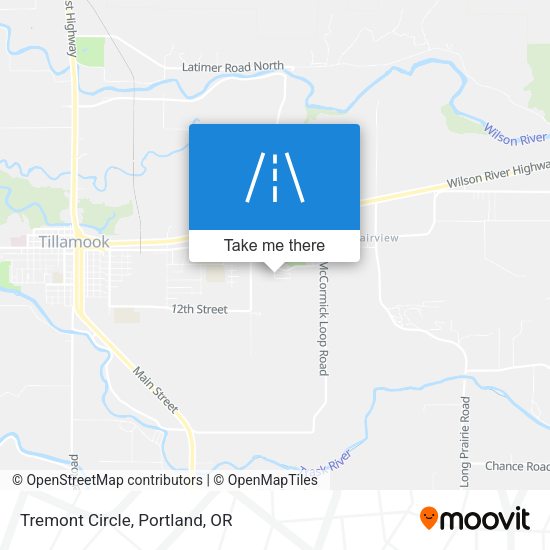 Tremont Circle map