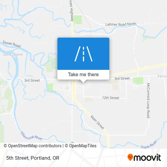 5th Street map