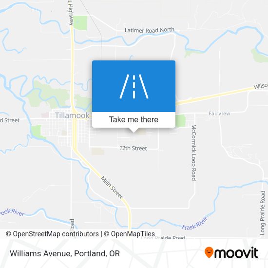 Mapa de Williams Avenue