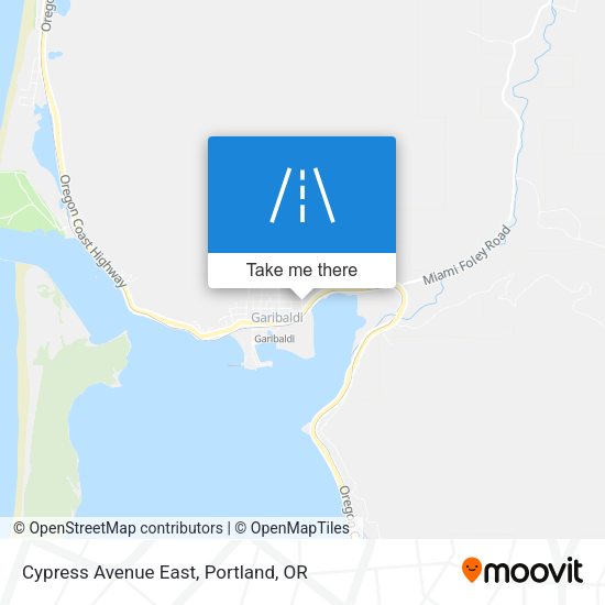 Cypress Avenue East map