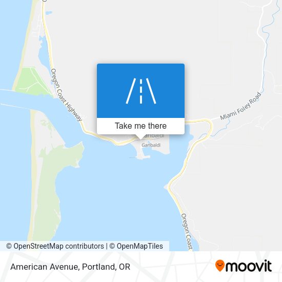 Mapa de American Avenue