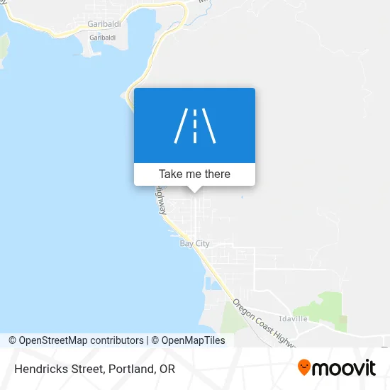 Hendricks Street map