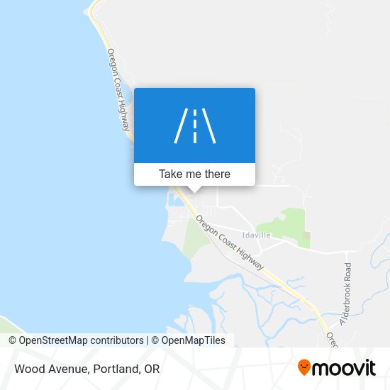 Mapa de Wood Avenue